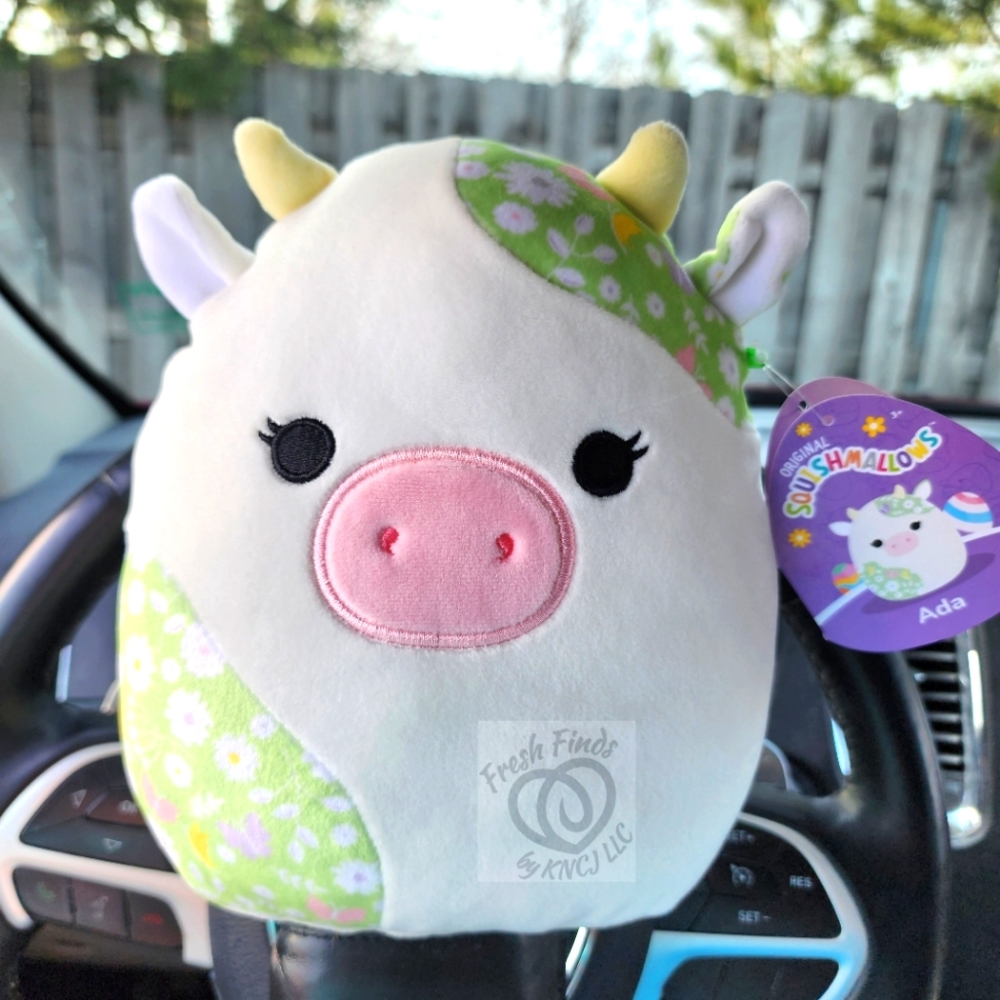 Squishmallows Ada the Cow Easter 2024 8 Inch Exclusive